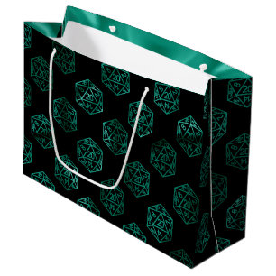 Bolsa De Regalo Grande Dados de RPG Jugador Retro de Mesa de Fantasía E