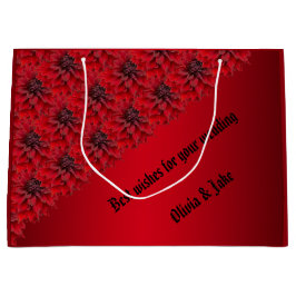 Bolsa De Regalo Grande Dahlias rojas de sangre en estilo gótico - persona