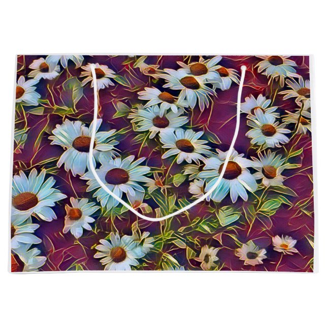 BOLSA DE REGALO GRANDE DAISY FLOWERS (Anverso)