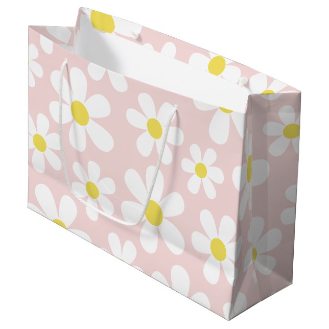 Bolsa De Regalo Grande Daisy Pink (Angulo Anverso)