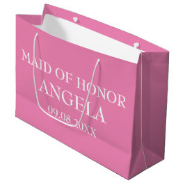 Bolsa De Regalo Grande Dama de honor Elegantes regalos personalizados de 