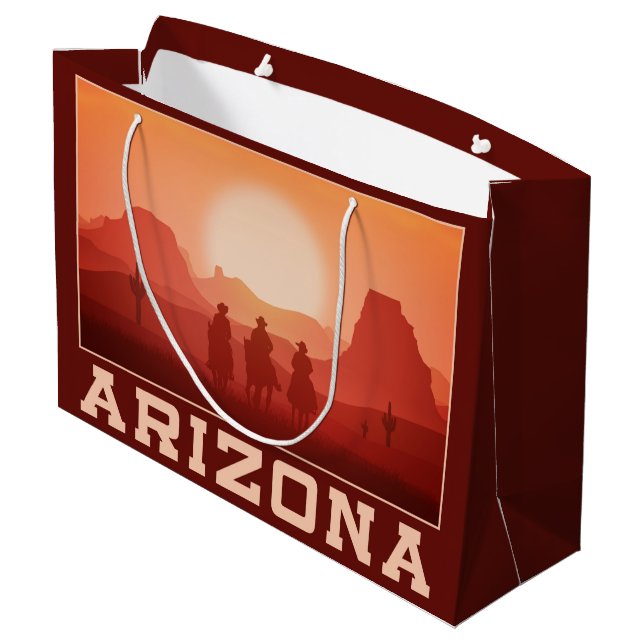 Bolsa de regalo grande de Arizona Sunset (Angulo reverso)