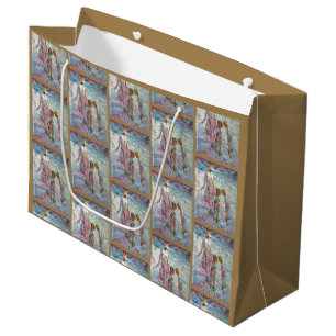 Bolsa de regalo grande de arte fino Gathering Ligh