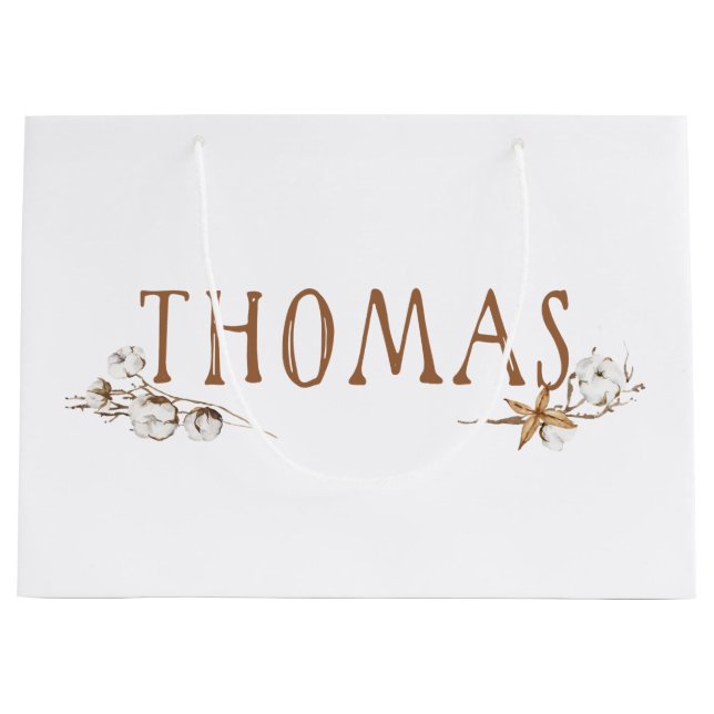Bolsa de regalo grande de cumpleaños de Thomas (Anverso)