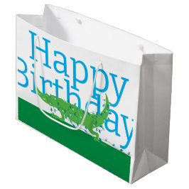 Bolsa de regalo grande de cumpleaños feliz