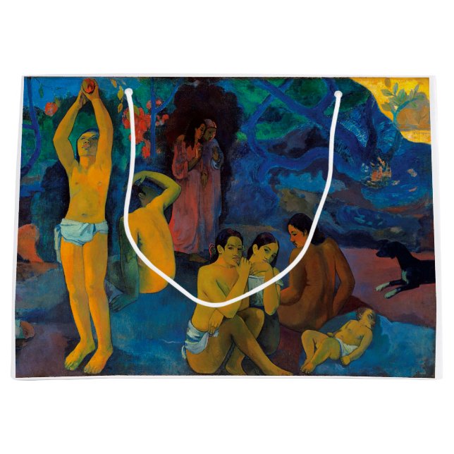 Bolsa De Regalo Grande ¿De Dónde Venimos?, Gauguin (Anverso)