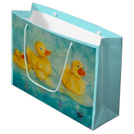 Bolsa de regalo grande de Duckie de goma
