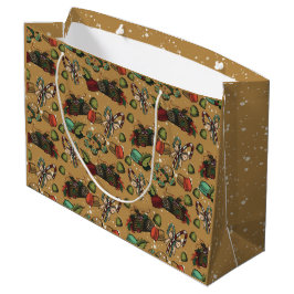 Bolsa de regalo grande de dulces navideños - Coco