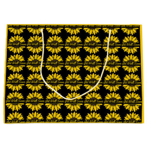 Bolsa de regalo grande de girasol para recuperarse