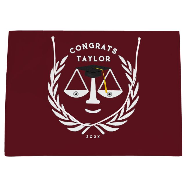 Bolsa de regalo grande de la Facultad de Derecho d (Anverso)