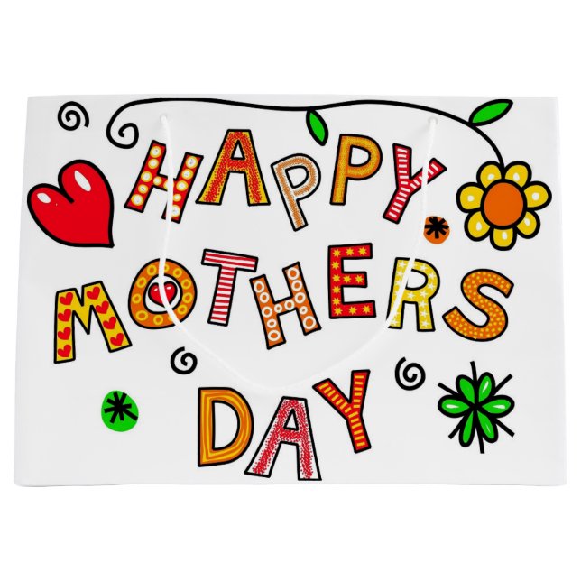 Bolsa de regalo grande de la madre (Anverso)