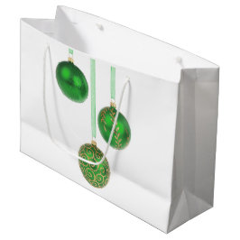 Bolsa de regalo grande de Ornamentos de Navidad de