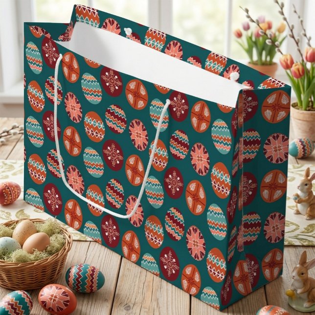 Bolsa de regalo grande de Pascua festiva (Subido por el creador)