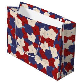 Bolsa de regalo grande de Petunias Patrióticas