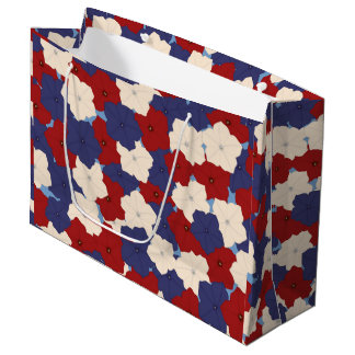 Bolsa de regalo grande de Petunias Patrióticas