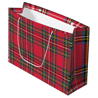 Bolsa de regalo grande de plástico rojo