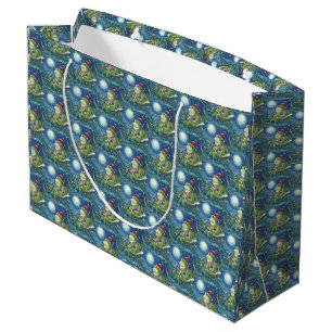 BOLSA DE REGALO GRANDE DE SANTA RANA EN TRONCO DE