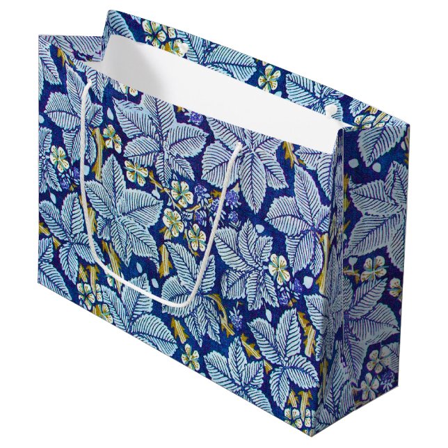 Bolsa de regalo grande de William Morris "Raspberr (Angulo Anverso)