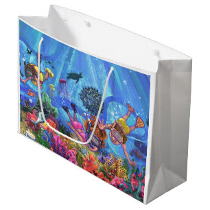 Bolsa De Regalo Grande Debajo del mar
