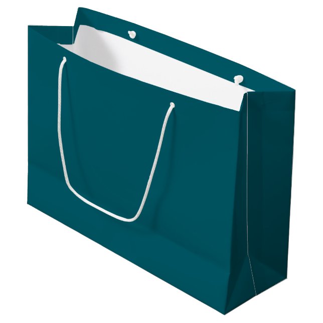 Bolsa De Regalo Grande Deep Petrol Large Gift Bag (Angulo Anverso)