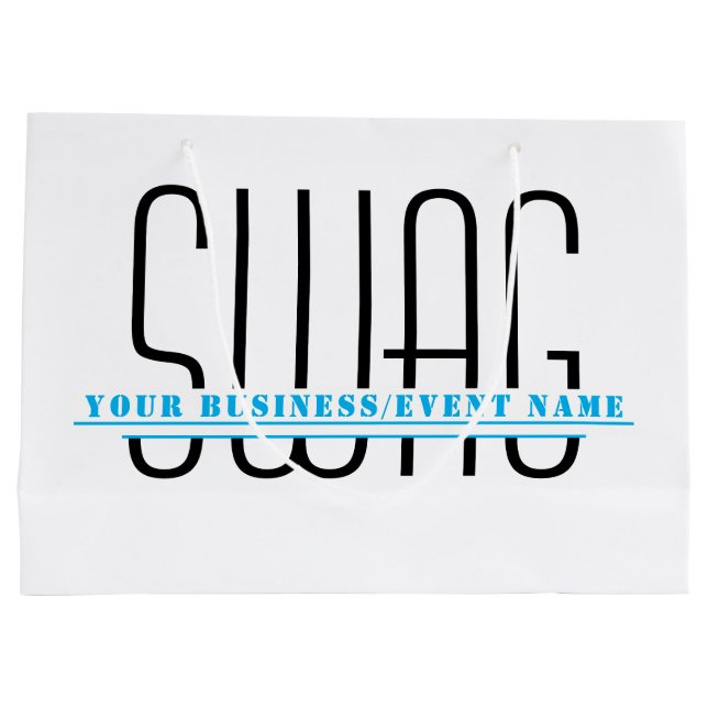 Bolsa De Regalo Grande Deformación comercial promocional de eventos (Reverso)