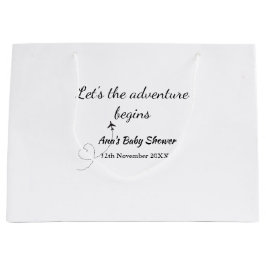 Bolsa De Regalo Grande deja que la aventura empiece baby ducha agregar el