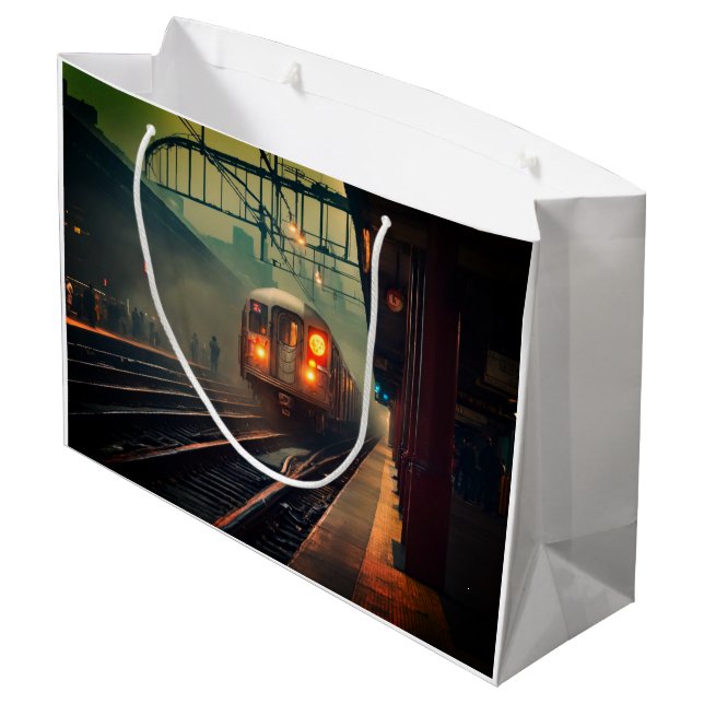 bolsa de regalo grande del tren cinematográfico (Angulo reverso)