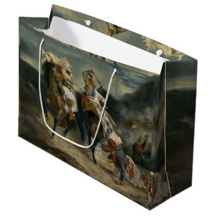 Bolsa De Regalo Grande Delacroix El combate de Giaour y Hassan