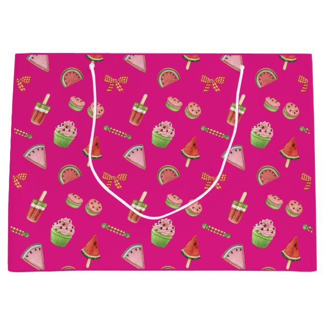 Bolsa De Regalo Grande Delicios de verano (Anverso)