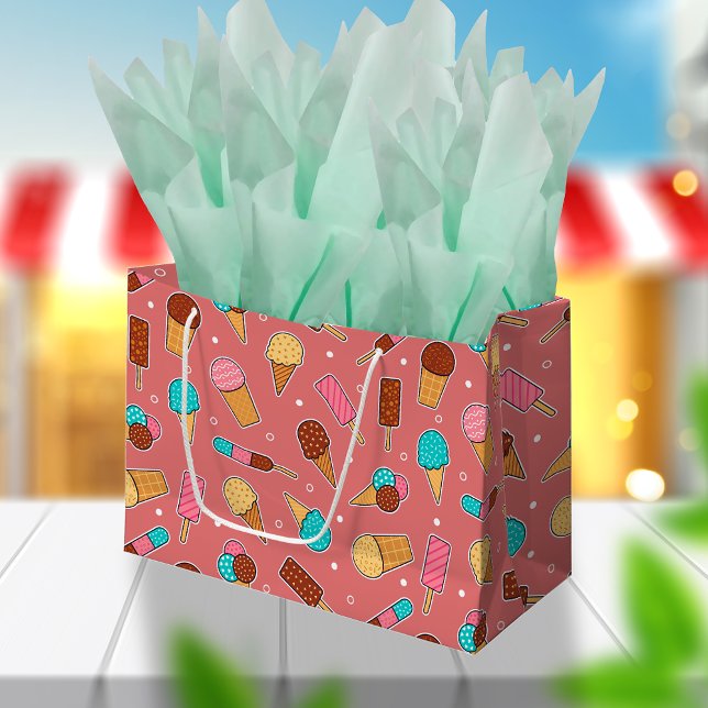 Bolsa De Regalo Grande Deliciosos tragaluces de helado | Tratamientos ros (Subido por el creador)