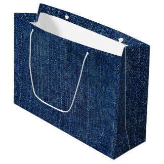 Bolsa De Regalo Grande Denim oscuro