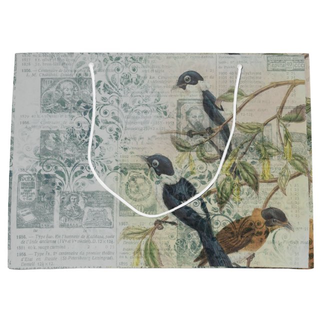 Bolsa De Regalo Grande Desenlace de la época de las aves vendidas (Anverso)