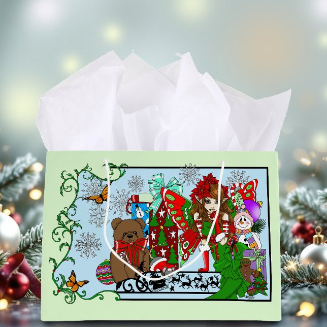 Bolsa De Regalo Grande Deseos de los navidades (Subido por el creador)