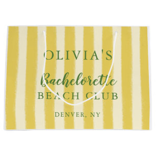Bolsa De Regalo Grande Despedida de soltera de verano amarilla y verde