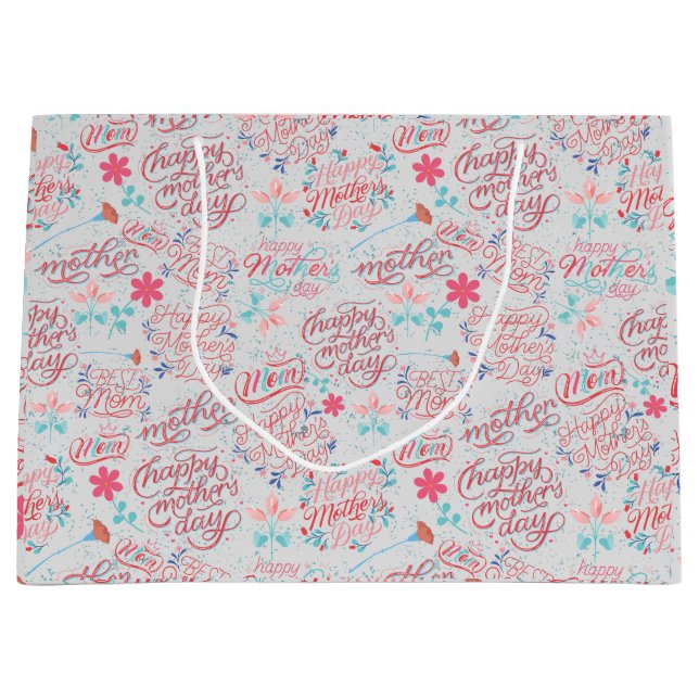 Bolsa De Regalo Grande Día de la Madre BG 01 Offwhite BG (Anverso)