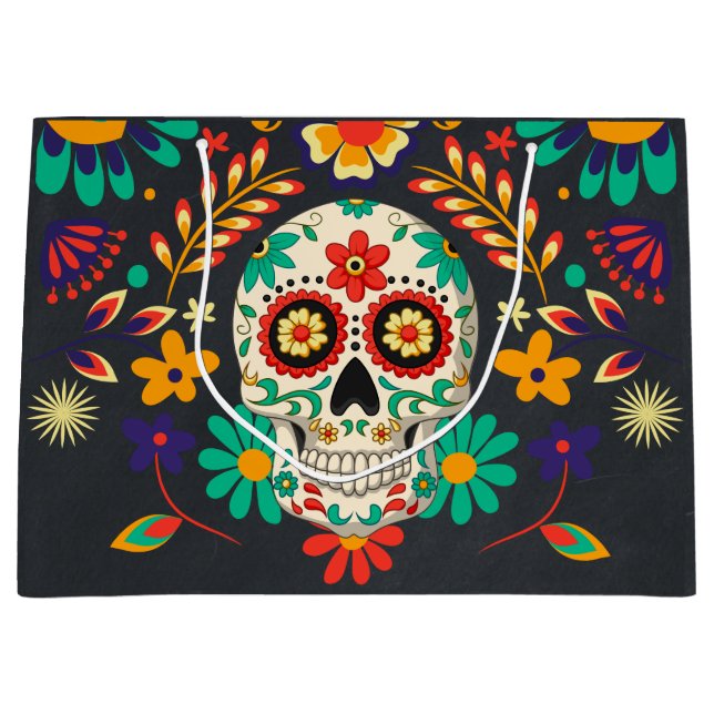 Bolsa De Regalo Grande Día de los Muertos (Anverso)