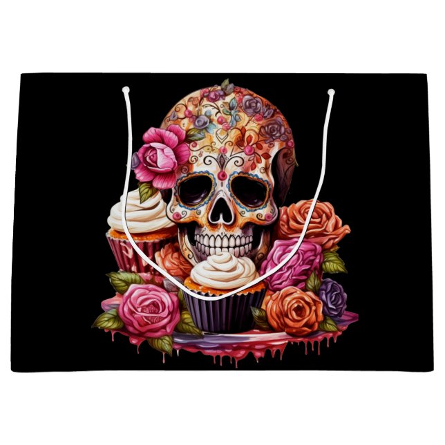 Bolsa De Regalo Grande Día de los Muertos (Anverso)