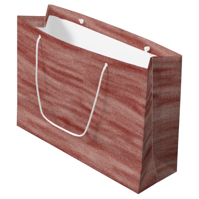 Bolsa De Regalo Grande Día de San Valentín Rojo Chic (Angulo Anverso)