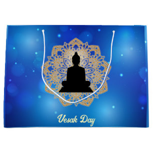 Bolsa De Regalo Grande Día de Vesak Buda y Mandala Vaisakha Purnima