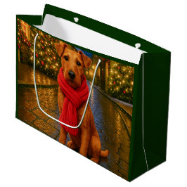 Bolsa De Regalo Grande Día festivo del Terrier Irlandés