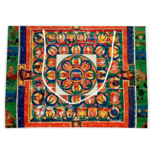 Bolsa De Regalo Grande Diagrama Cósmico Mandala para Meditación