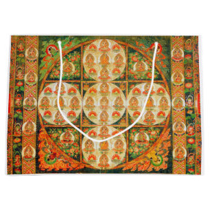 Bolsa De Regalo Grande Diagrama Cósmico Mandala para Meditación