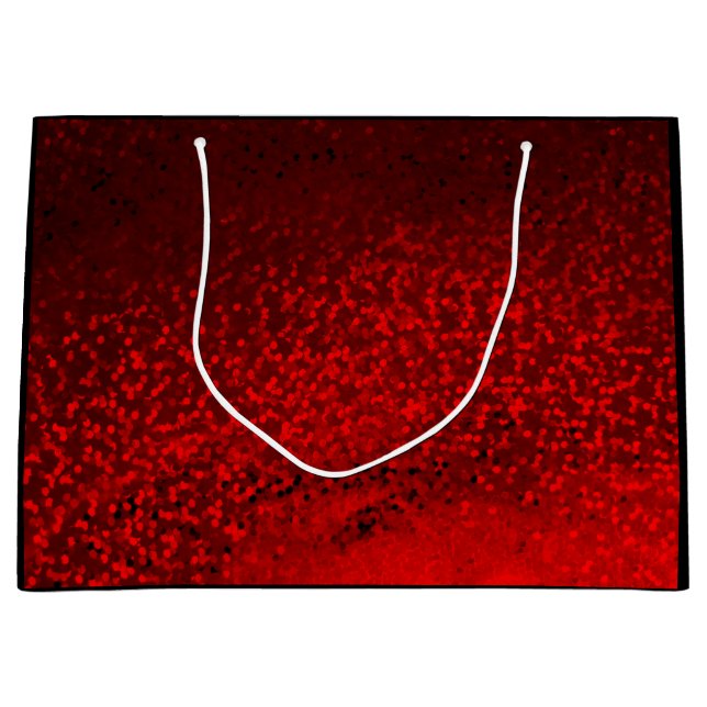 Bolsa De Regalo Grande Diamantina roja (Anverso)
