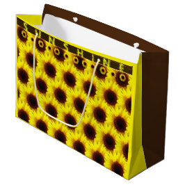 Bolsa De Regalo Grande Difunde el Girasol de Shunshine