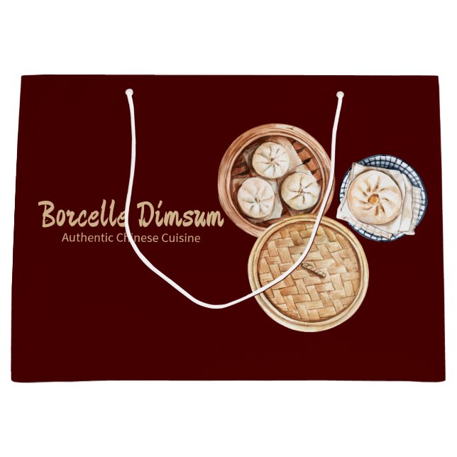 Bolsa De Regalo Grande Dimsum Watercolor (Anverso)