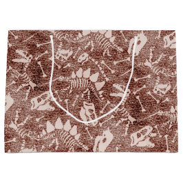 Bolsa De Regalo Grande Dino Dig brown