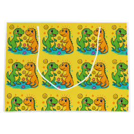 Bolsa De Regalo Grande Dinosaurio