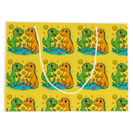 Bolsa De Regalo Grande Dinosaurio