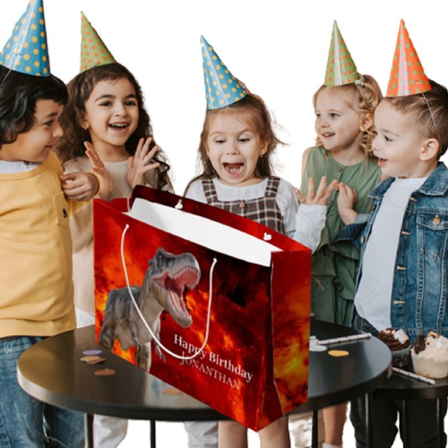 Bolsa De Regalo Grande Dinosaurio T Rex Jurassic World (Party Supplies Will Make You Roar!)