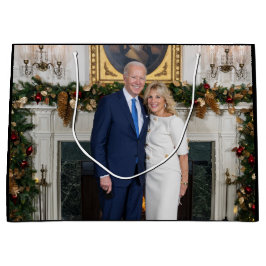 Bolsa De Regalo Grande Dirección del estado Biden de la Unión de Navidade